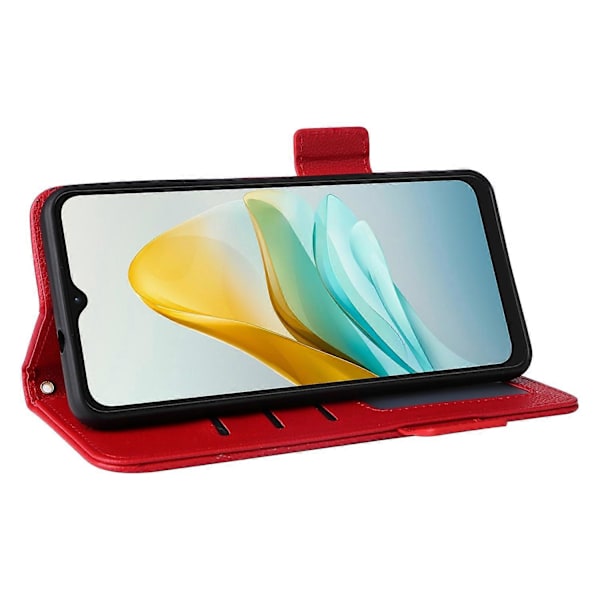 For ZTE Blade A53 Pro Deksel Støtsikkert Telefondeksel PU Lær Shell med Stropp Multicolor Style G