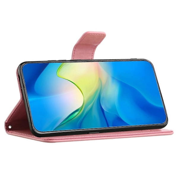 Til Samsung Galaxy A05 4G Etui Præget PU Læder Wallet Foldbart Stativ Telefon Cover Multicolor Style D