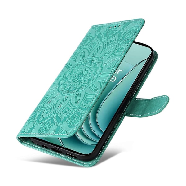 OnePlus Nord 3 5G/Ace 2V Auringonkukka Kuvioitu PU Nahkakansi Lompakko Jalustalla Puhelinkotelo Multicolor Style B