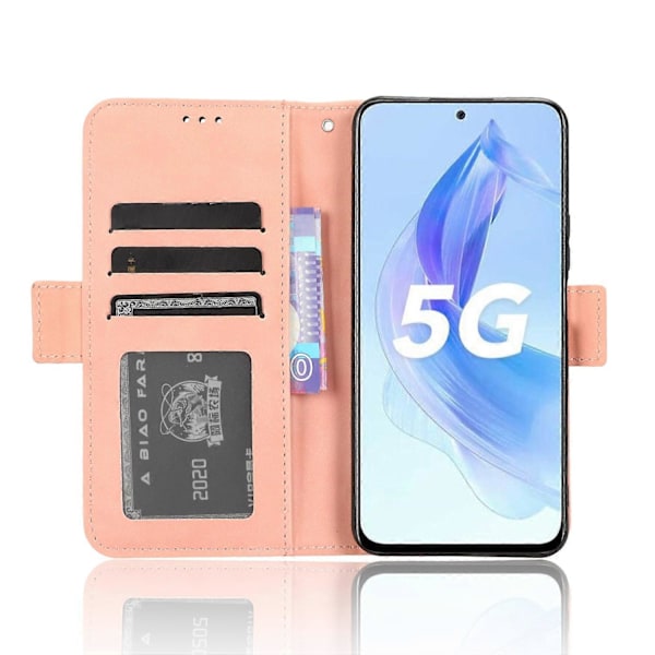 Honor 90 Lite 5G/X50i 5G Monipaikkainen Korttikotelo PU-Nahkainen Puhelinkotelo Jalustalla ja Lompakolla Multicolor Style A