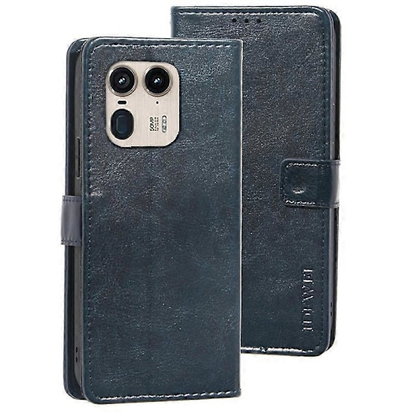 IDEWEI Plånboksfodral i PU-läder för Motorola Edge 50 Ultra 5G/Moto X50 Ultra 5G Multicolor Style B