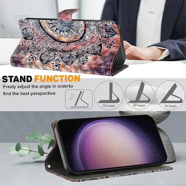 Telefonfodral för Galaxy S23 FE Multicolor Style E