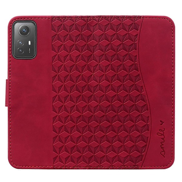 För Xiaomi Redmi Note 12S 4G Fodral Präglat PU Läder Fallsäkert Telefonskal Multicolor Style C