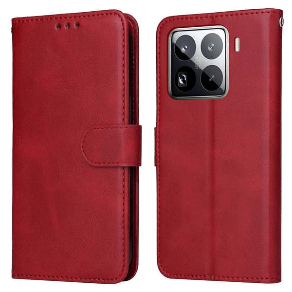Til Xiaomi 15 Pro Etui Wallet PU Læder Folio Flip Telefon Cover Multicolor Style E