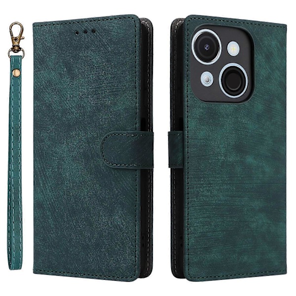 For itel A50C A669L Lommebok Etui RFID-blokkering PU-skinn Deksel Stativ Visning Multicolor Style E