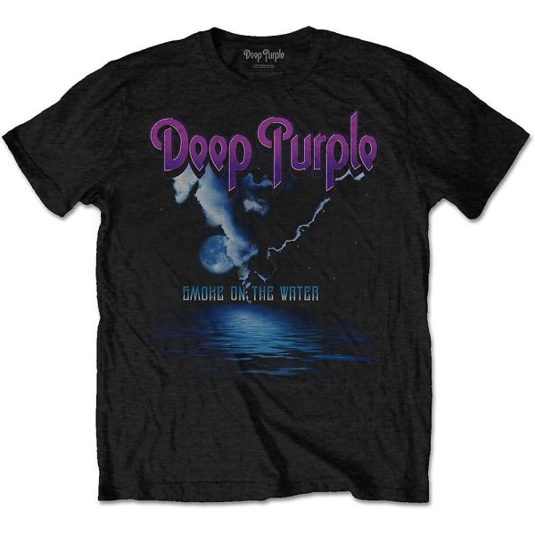 Deep Purple Dpts02mb04 T-paita miehille, musta Black L