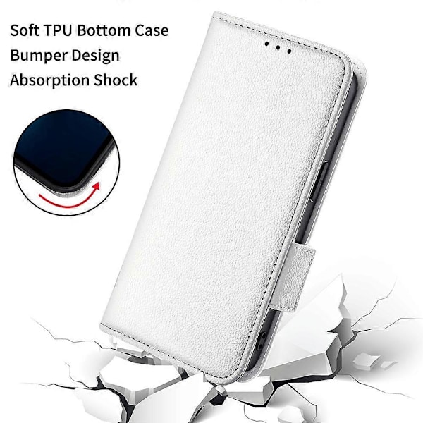 Til ZTE Blade A53/A53+ Magnetisk Lukning Telefon Etui Wallet Stand PU Læder Cover Multicolor Style B