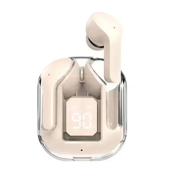 TWS Trådlösa Hörlurar Bluetooth 5.3 Sport Gaming Headset Brusreducerande Öronproppar Bas Touch Control för Alla Telefoner PURPLE