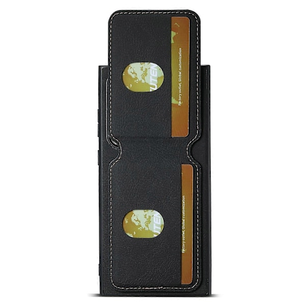 SUTENI H02 Etui med Støttefod og Kortpladser i Læder til Samsung Galaxy S23 Ultra Multicolor Style A