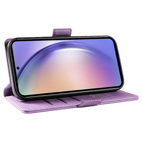 YIKATU YK-005 Samsung Galaxy A54 5G -puhelinkotelo PU-nahkaa, pehmeä lompakkokotelo jalustalla Multicolor Style B