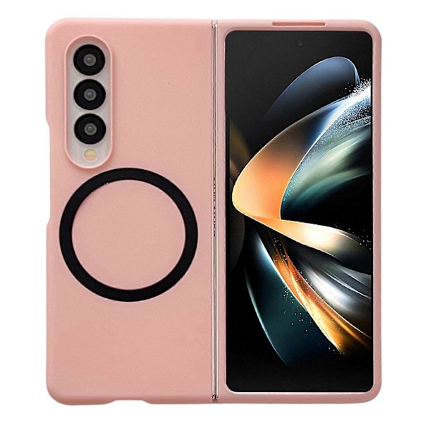 För Samsung Galaxy Z Fold4 5G Telefonskal Hudvänligt Hårt PC-Fodral Kompatibelt med MagSafe Multicolor Style B