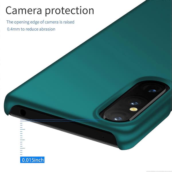 Solid farge støtsikkert telefondeksel i hard PC til Sony Xperia 1 V