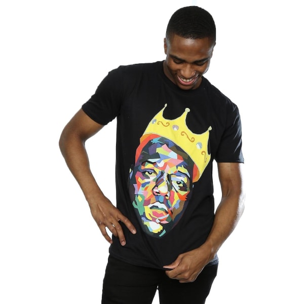 Notorious Big mäns Biggie Crown Face T-shirt Vuxen S-3xl Txu93 Black XL