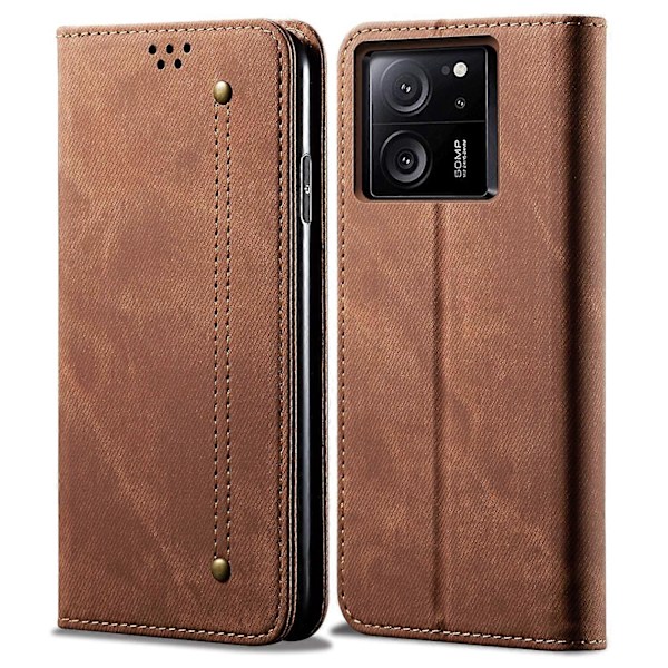 Til Xiaomi Redmi K60 Ultra/13T Pro/13T Cover Stødsikre Hjørner Læder Telefon Shell Wallet Multicolor Style D