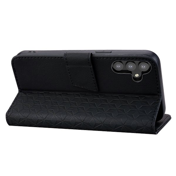 För Samsung Galaxy A34 5G Fodral Rombmönstrat PU Läder Plånboksfodral Multicolor Style C