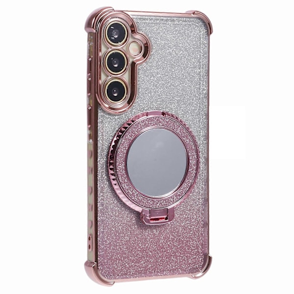Glitter Gradient Ställ TPU Skal för Samsung Galaxy A55 5G Multicolor Style F
