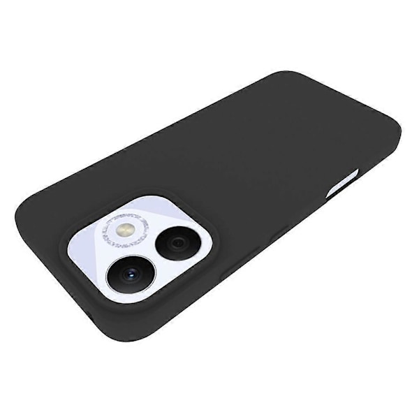 Honor 400 Lite -kotelo, pehmeä mattapintainen TPU-takakuori, musta, suuri aukko