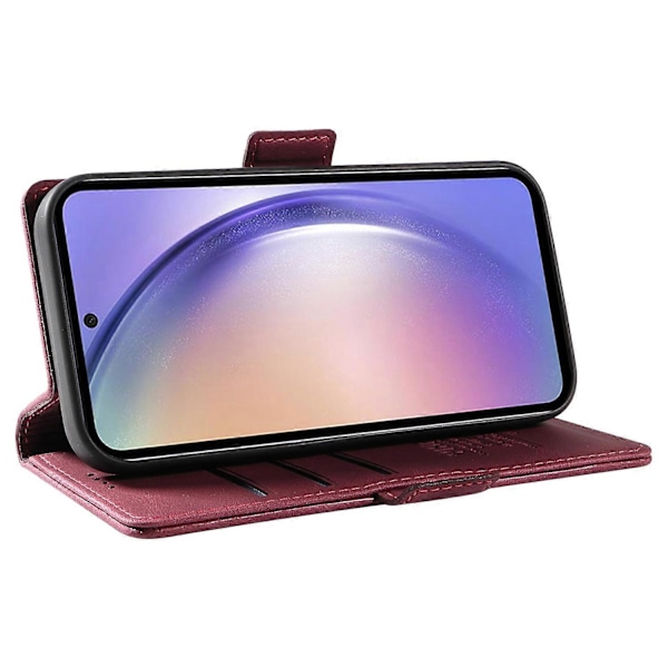 YIKATU YK-005 Mobilskal för Samsung Galaxy A54 5G PU Läder Skin-touch Plånboksställ Skydd Multicolor Style F