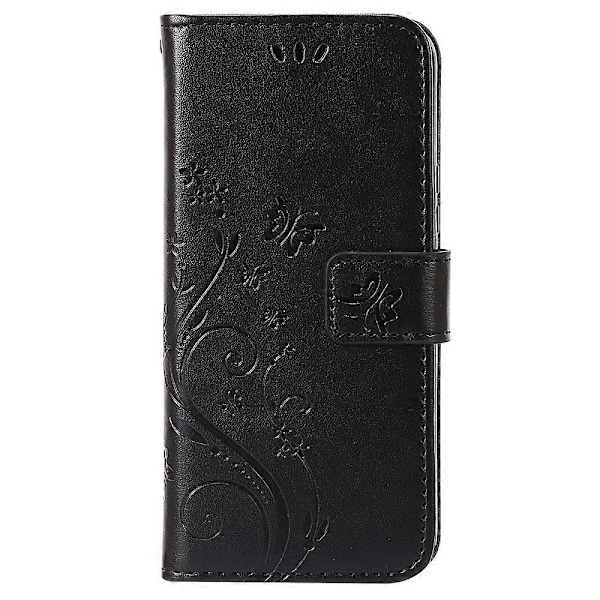 Til Samsung Galaxy A33 5G PU Læder Smartphone Etui Stilfuldt Præget Sommerfugle Pung Cover