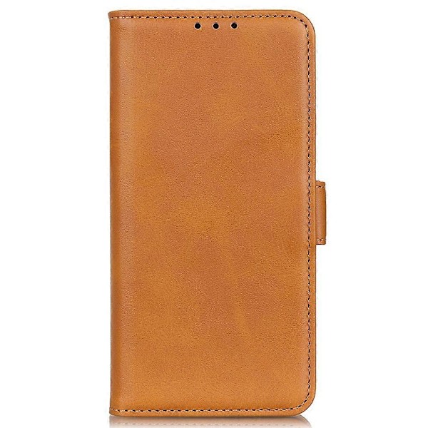 Til Motorola Moto G75 5G Etui Stativ Kohud Tekstur PU Læder Telefon Cover Multicolor Style B
