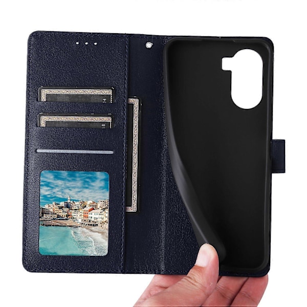 Etui til vivo Y02s 4G/Y56 5G/Y16 4G, pung, stativ, PU læder telefoncover Multicolor Style E