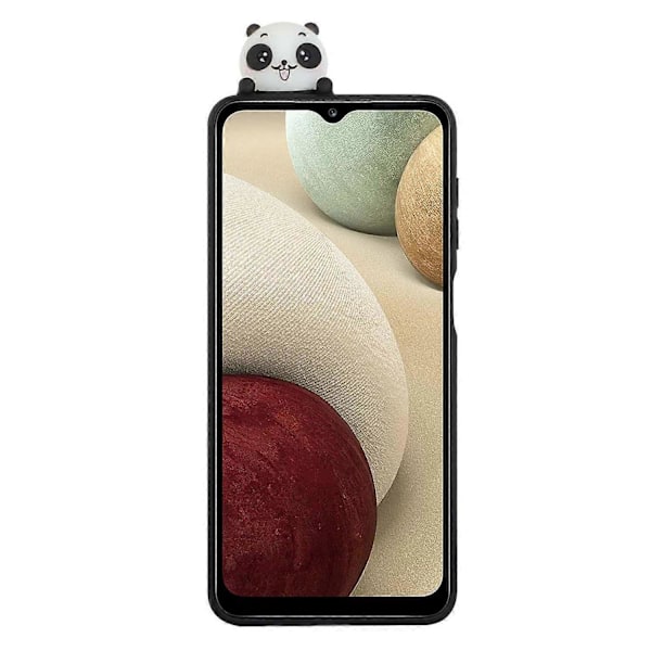 3D Mønster TPU Bakside Deksel til Samsung Galaxy A12 Multicolor Style E
