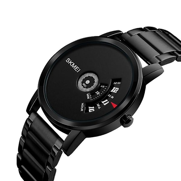 Skmei 1260 30m Vandtæt Quartz Armbåndsur Sort Black