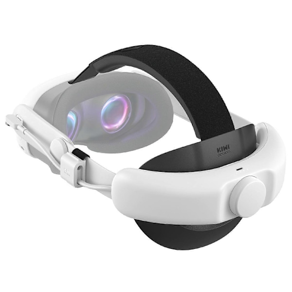 KIWI DESIGN Q31-SPCU Hovedremspude til Meta Quest 3/3S, Foldbar Komfort VR-Hovedbøjle, Udvidet Ba