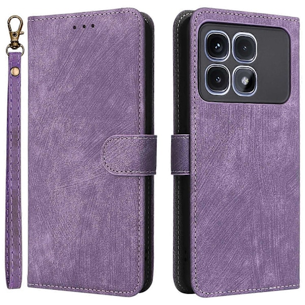 Xiaomi Redmi K70 Ultra -kotelo RFID-suojauksella PU-nahkainen puhelinlompakkokotelo Multicolor Style C