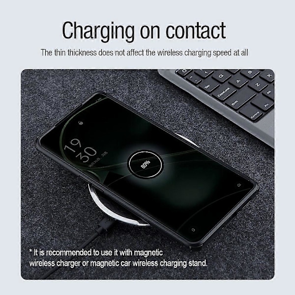 NILLKIN Frosted Shield Pro för Oppo Find X6 Pro Magnetiskt Mobilskal PC+TPU Telefonskydd