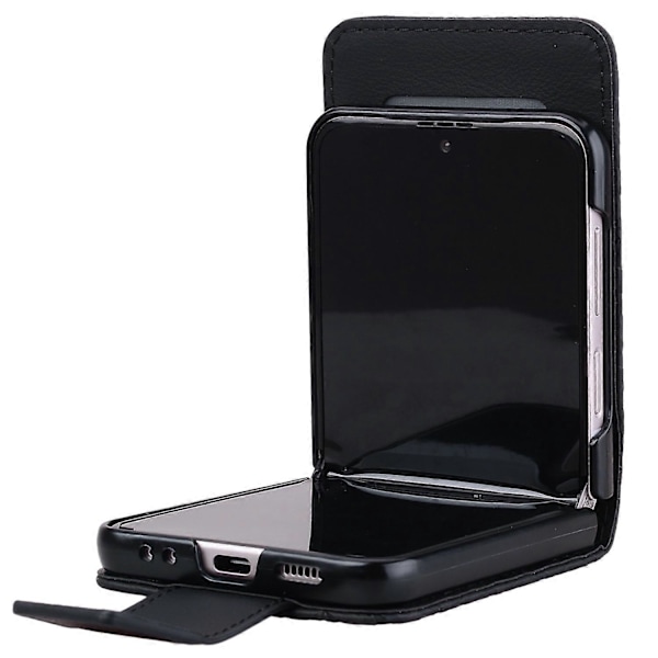 Til Samsung Galaxy Z Flip5 5G Etui Præget PU Læder+PC Telefon Cover Multicolor Style C