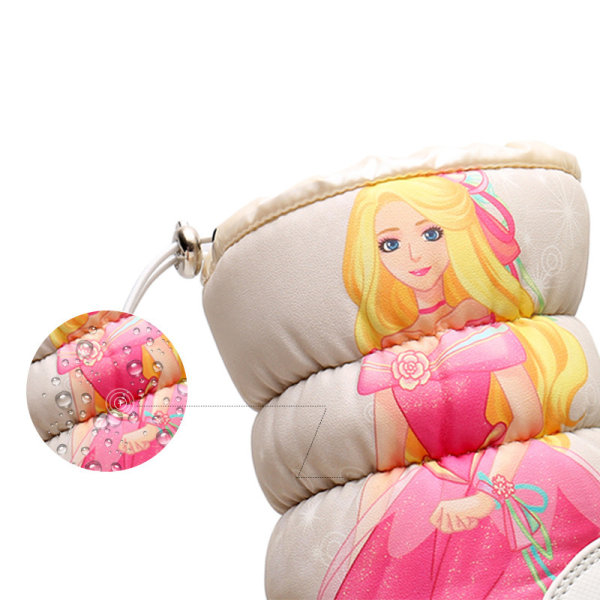 Vanntett vinterstøvler for jenter rosa pink 220mm