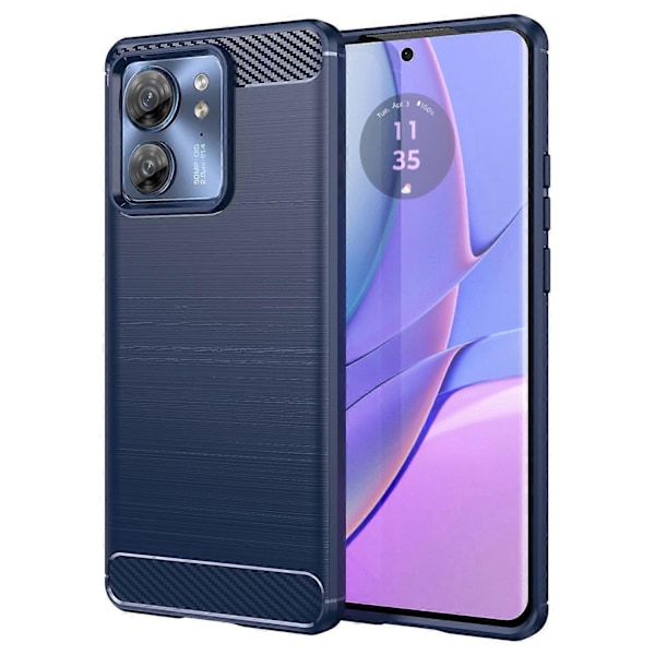 Borstat Skal med Kolfibertextur TPU-skydd för Motorola Edge 40 5G Multicolor Style B
