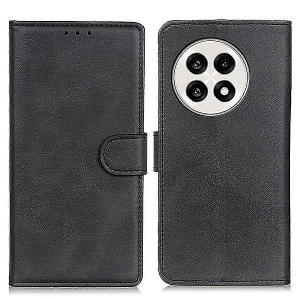 Stand Wallet Telefon Cover Til OnePlus 13R 5G/Ace 5 Pro 5G Ko Læder Tekstur Læder Cover Multicolor Black