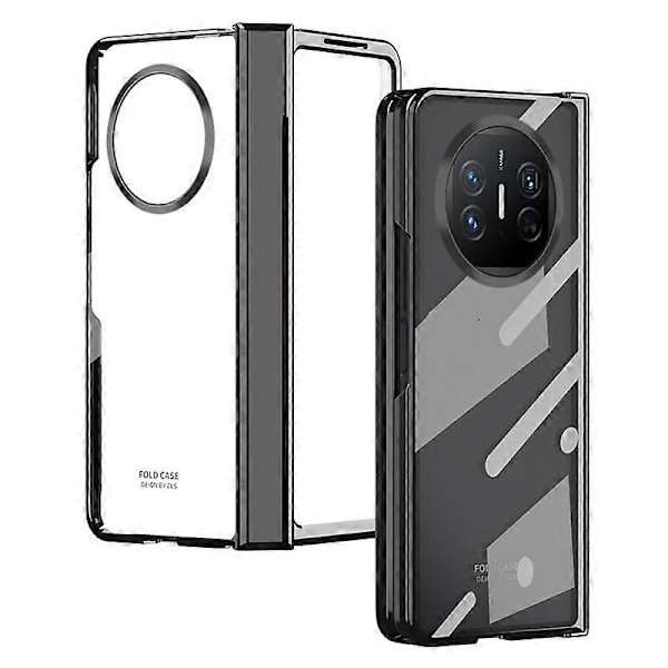 Huawei Mate X5 -puhelimen kova PC-suojakuori galvanoidulla pinnoitteella ja karkaistulla lasikalvolla Multicolor Style A