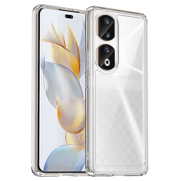 För Honor 90 Pro TPU+Akryl Hybrid Mobilskal Transparent Baksida Skyddande Fodral Multicolor Style F