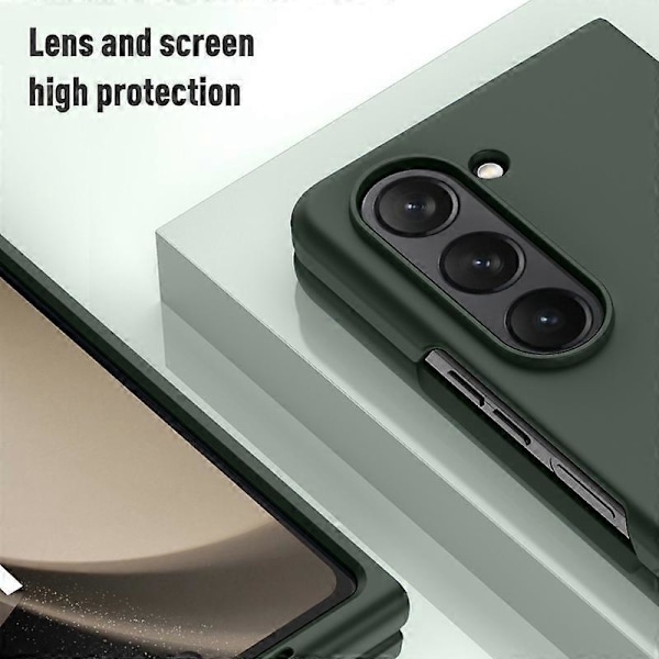Hårt PC-skal för Samsung Galaxy Z Fold5 5G med hudliknande känsla, stötsäkert skydd Multicolor Style C