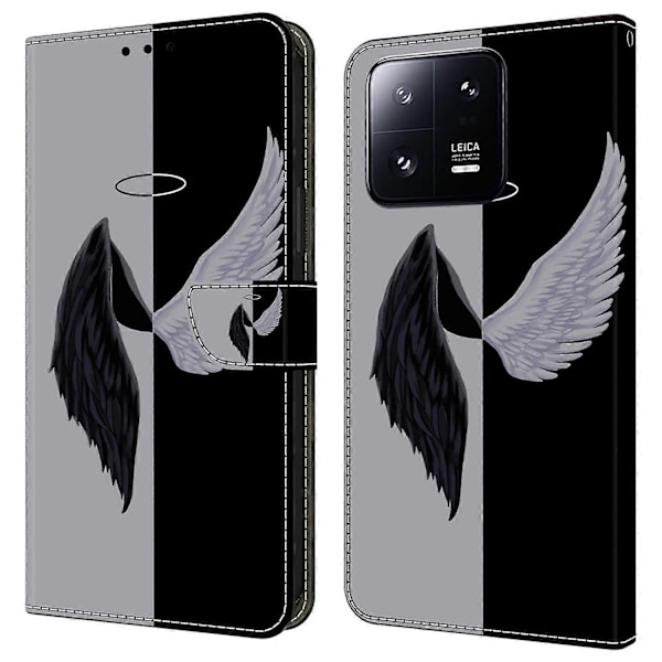 Plånboksfodral för Xiaomi 13 Pro 5G Fodral Mönstertryck Läder Flip Telefonskal Multicolor Style P