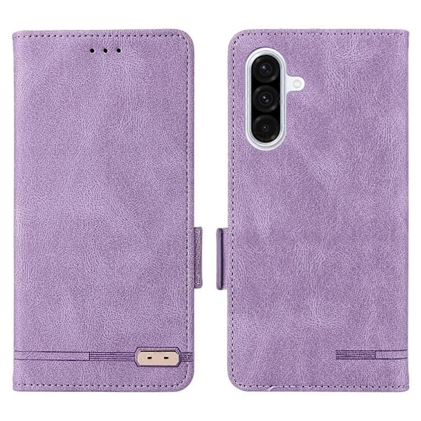Plånboksfodral i läder för Samsung Galaxy A26 5G med hårdvarudekor Multicolor Style C