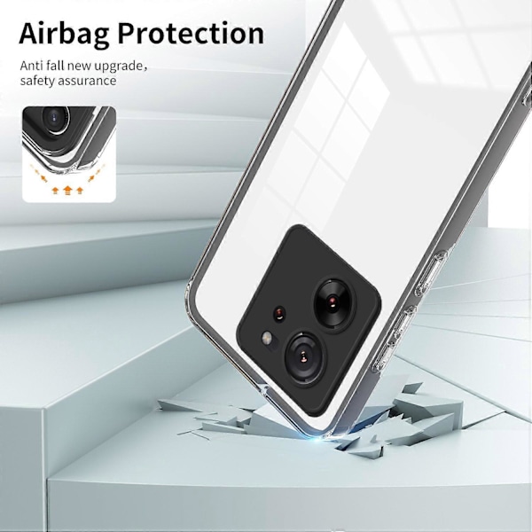Xiaomi 13T/13T Pro Kirkas Suojakuori TPU+PC Puhelinkotelo Multicolor Style A