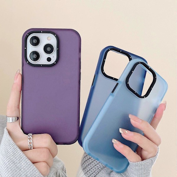 Støtsikkert TPU+PC Hybrid Bakdeksel til iPhone 15 Pro Multicolor Style B