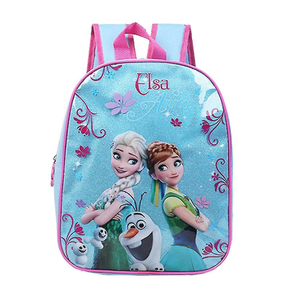Toddler Character Ryggsäck Dagis, Lätt förskoleryggsäck, Tecknad Skolväska För Barn, Pojkar Flickor Lunchväska Bärväskor Frozen Blue