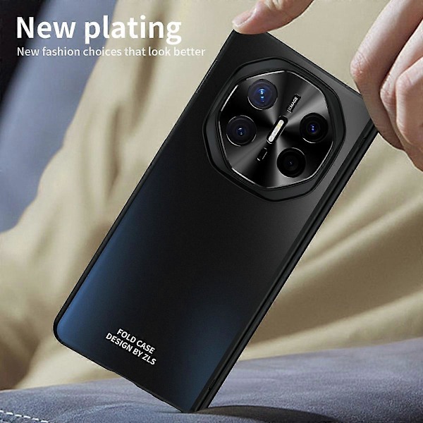 Hårt PC Stötsäkert Skal för Huawei Mate X6 med Skärmskydd - Svart Multicolor Gold