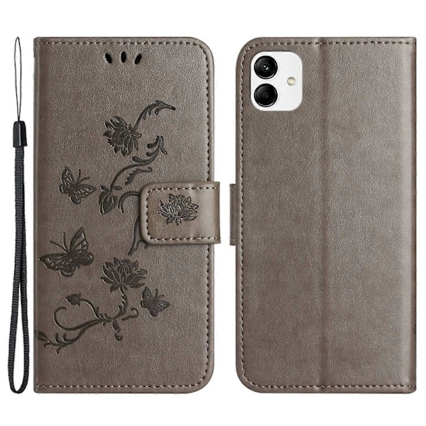 Til Samsung Galaxy A05 4G Etui Præget PU Læder Wallet Foldbart Stativ Telefon Cover Multicolor Style E