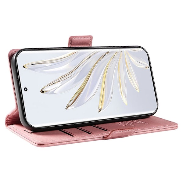 YIKATU YK-005 Honor 70 5G Lompakkokotelo Puhelimen Suojakotelo Jalustalla Ihoa myötäilevää PU-nahkaa Multicolor Style G