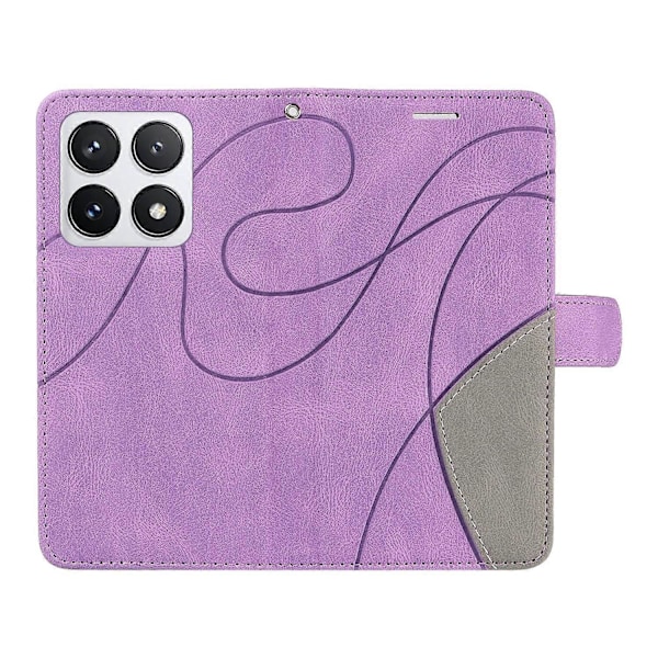 KT Leather Series-1 Xiaomi 14T Pro -puhelinnahkakotelo, värillinen, lompakkoteline Multicolor Style E