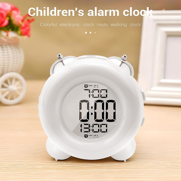 Høj Alarm C Ikke-Tikkende Seng Med Snooze Dobbelt Alarm Til S