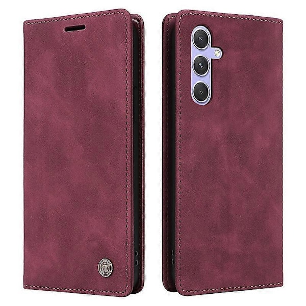 006-sarjan Samsung Galaxy A54 5G -kotelo nahkaisella lompakkokotelolla ja imukuppikiinnityksellä Multicolor Style B