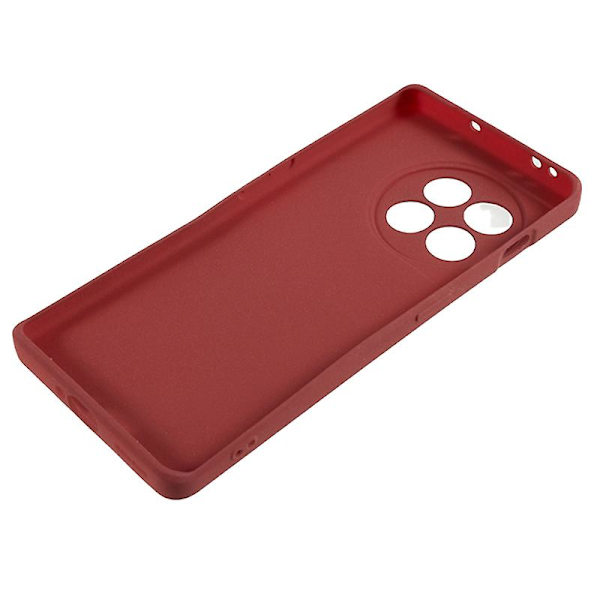 Mjukt Tpu phone case för Oneplus 11 5g , dubbelsidigt matt skyddande cover Wine Red