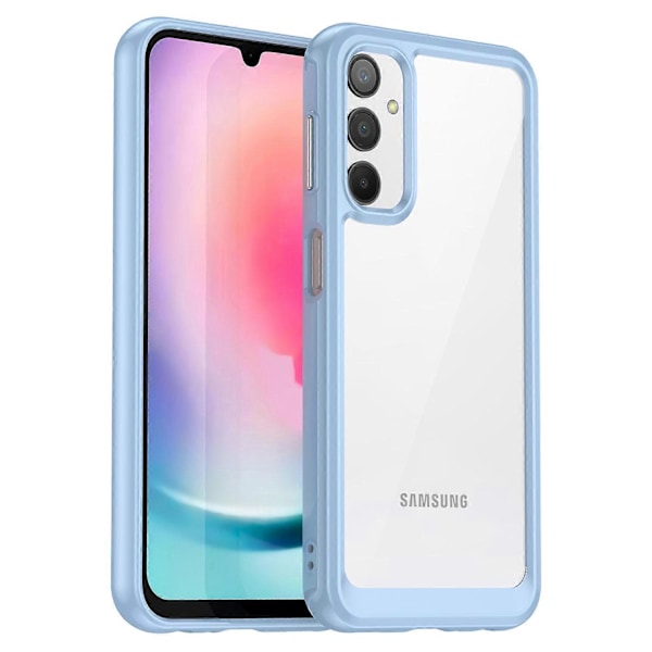 För Samsung Galaxy A24 4G (162.1 x 77.6 x 8.3mm) TPU+Akryl Mobilskal Telefon Skyddsfodral Multicolor Style D